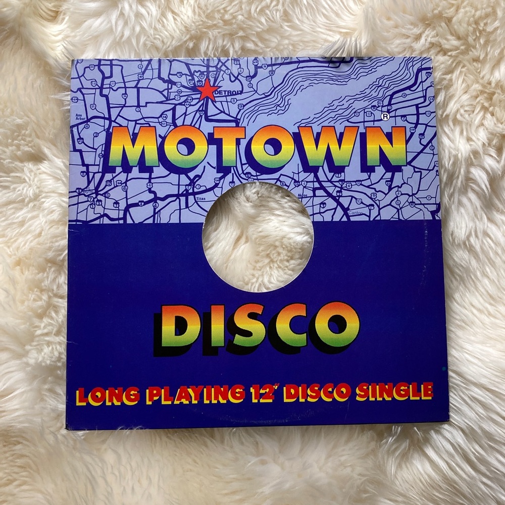 Motown Disco Album Cover Detroit Hollywood Vinyl 1979 12” Single Record Cover
